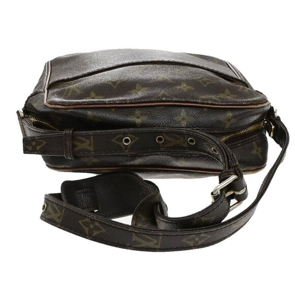 LOUIS VUITTON Petit Marceau Shoulder Bag Monogram Leather Brown 